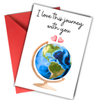 Happy Anniversary Card for Husband, Happy Anniversary Card for Wife, 1 year anniversary paper gifts, Happy 1st Anniversary for Him Her, Paper, Romantic 1 Year Anniversary Card, First One Year Anniversary Girlfriend