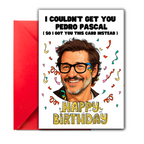 Pedro Pascal Birthday Card, Pedro Pascal Card, Pedro Pascal Birthday Gift