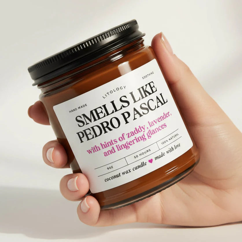 Pedro Pascal Candle, Pedro Pascal Gifts, Pascal Candle, Pedro Pascal Gift, Happy Birthday Gift for 20th, 30th, 40th, Women, Girlfriend, Sister Birthday Card, Bestie Birthday, Bday Candle