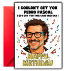 Pedro Pascal Birthday Card, Pedro Pascal Card, Pedro Pascal Birthday Gift
