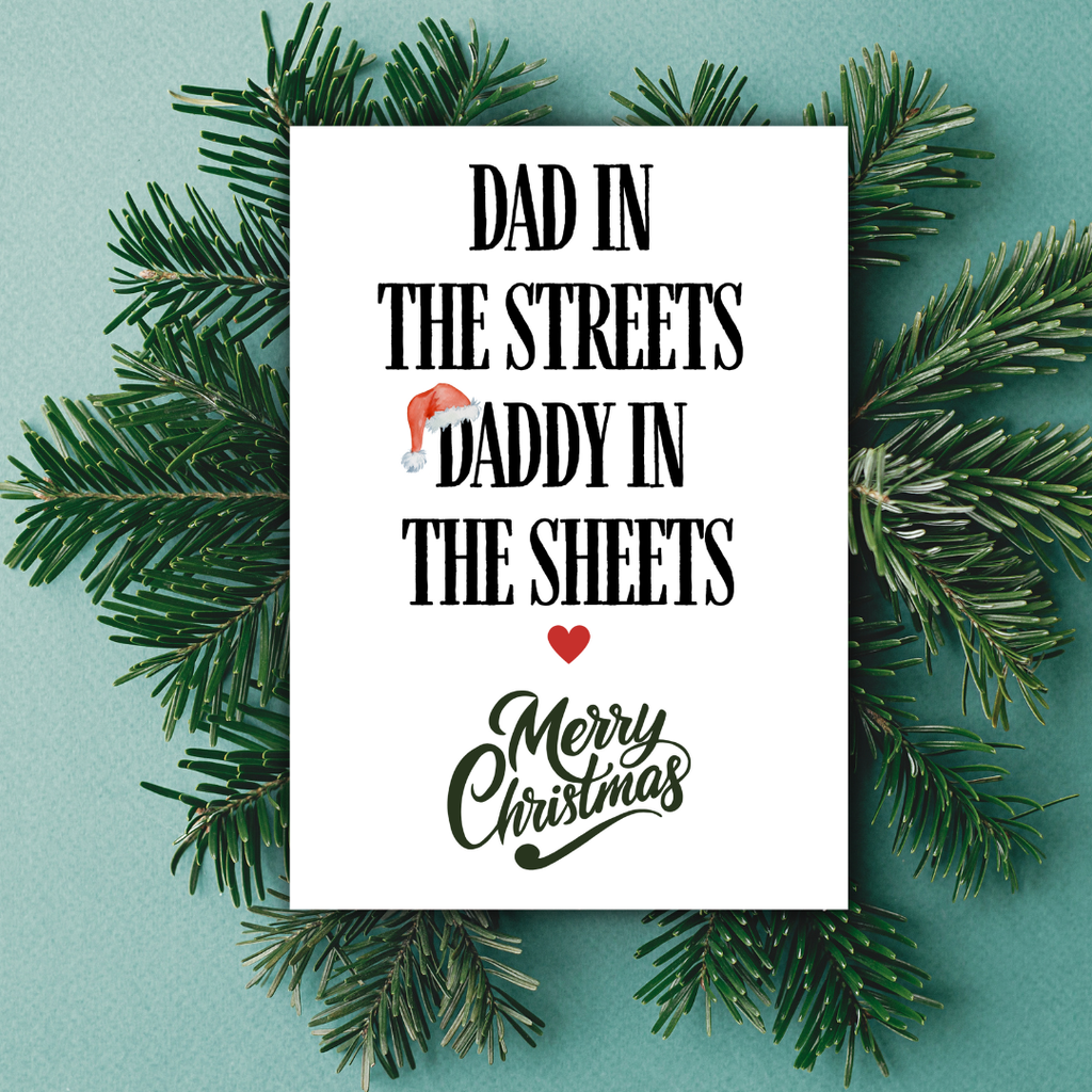 Dirty Christmas Card for Husband, Christmas Card for Boyfriend, Funny, Naughty Christmas Card Gift from Wife, Girlfiend Fiancee, Funny Rude Holiday Card, Christmas Card for Adults