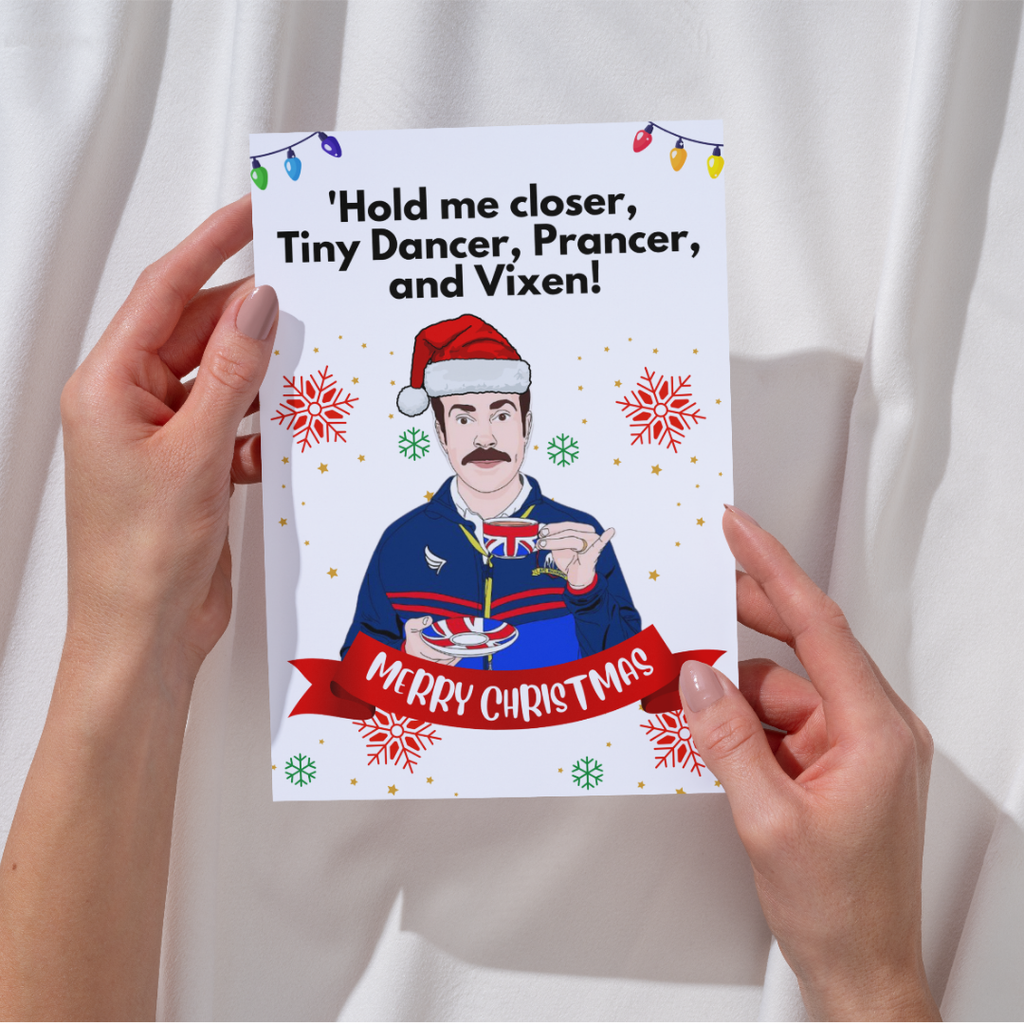 Ted Lasso Christmas Card, Ted Lasso Card, Ted Lasso Gift, ted lasso merchandise, ted lasso birthday card, ted lasso merch, roy kent, Funny Christmas Card for Work, Coworker Holiday Card, Husband Christmas Card, Boss Christmas Card
